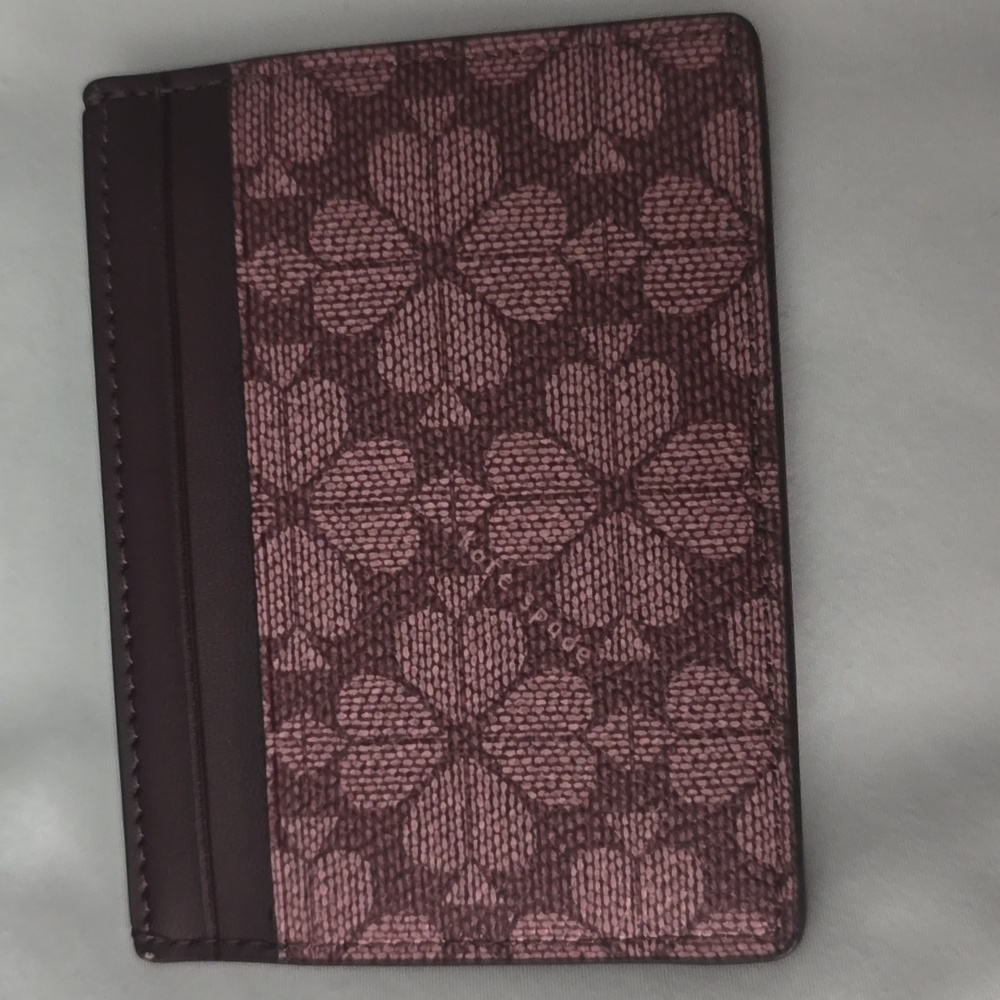 Kate Spade Pink and Purple Card Holder NWOT - Picture 2 of 3